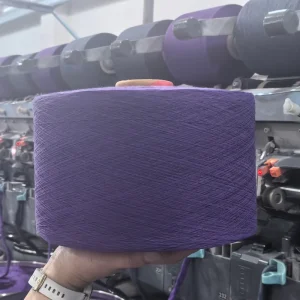 Ne 5s 21s Purple Polyester Cotton Open end Dyed Yarn TC 70 30 Recycled Yarn Anti Bacteria Moisture Absorbent Kangcheng