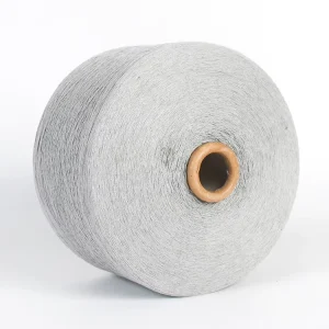 Ne 6s 10s 20s OE Regenerated Light Grey Cotton Polyester Blend Yarn for Glove & Sock Knitting
