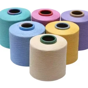Ne21 Long Staple Combed Compact Spun Texturized Pima Cotton Yarn Eco Friendly Natural Knitting Weaving Raw Pattern Fancy Yarn