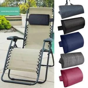 Neck Brace Pillow Head Support Protector Recliner Headrest Beach Folding Chair Pad Pillow Garden Backyard Chair Head Cushion