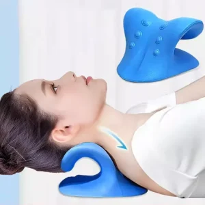Neck Shoulder Stretcher Relaxer Cervical Chiropractic Traction Pillow Bed Sleeping Memory Foam Eco Friendly Pain Relief Cervical
