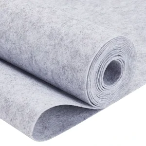 Needle Grey Anti Static 100% Polyester Faux Wool Fabric Needle Punched Felt for Home Textiles Shoes Toys Bags Hospital Use