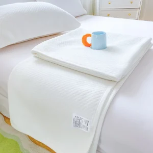 New 100% Cotton Jersey Knit Summer Quilt Multi-use Throw Blanket Bed Sheet Washable OEM ODM
