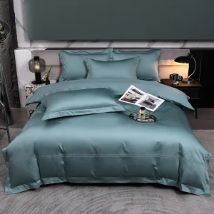 New 100S Long Staple Cotton Bedding Set 100% Pure Cotton 4 Piece Duvet Cover Set Bed Linen