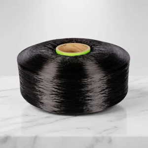 New Arrival 98%Recycled Polyester FDY Filament Yarn 240D 96F Semi Dull High Quality with GRS 240D 96F AA Dope Dyed Black