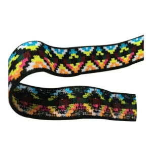 New Arrival Ethnic style Floral Pattern Jacquard Ribbon Home Textiles Luggage Shoes Hats Belts Garment Accessories Factory