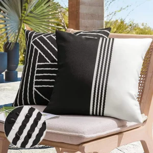 New Arrival High Quality Simple Geometric Outdoor Cushion Waterproofed Throw Pillows&cushions for Home Decor