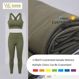 New Arrival Nylon+Spandex Custom Colors Four way Stretch Wicking Quick Dry Water Resistant Breathable Warp Mesh Fabric Yoga