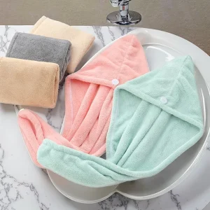 New Arrival Soft Absorbent Dry Hair Quick Drying Turban Disposable Woven Hair Drying Towel Comfortable On Skin New Style Hair