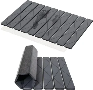 New Arrivals 23.6*15.8 in Non Slip Eco Friendly Durable Bathroom Shower Floor Mat Diatomaceous Earth Water Absorbent Easy Store