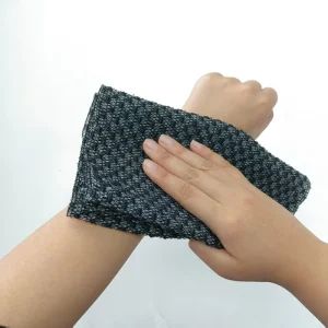 New Bamboo Charcoal Anti bacteria Exfoliating Washcloth Japanese Bath Scrubber for Men Body Wash Cloth for Back Cleaning Towel