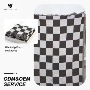 New Bohemia Cozy Thickness Knit Throw Blanket Knitting Throw Bed Towel Blanket for Outdoor Home Wedding Gifts Season