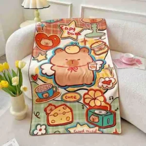 New Capybara Cartoon Summer Beach Towel Water Absorbing Quick-drying Ultrafine Fiber Bath & Swimming Towel