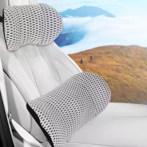New Comfortable Headrest & Lumbar Pillow Set Custom Car Lumbar Cushion for Reading & Bed Rest