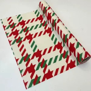 New Cross-Border Christmas Decorations Nordic Style Solid Pattern Polyester Table Runner Christmas Trees Durable Sturdy