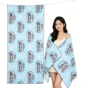 New Custom Beach Towel Quick Drying High Quality Beach Towel Customized Sizes Gym Towel