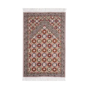 New Custom Comfortable Sejadah Prayer Carpet Sacred Intricate Turkish Muslim Prayer Rug Islam Prayer Mat with Tassels