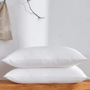 New Custom High Quality 100% Cotton White Pillow High Quality Bed Hotel Quality