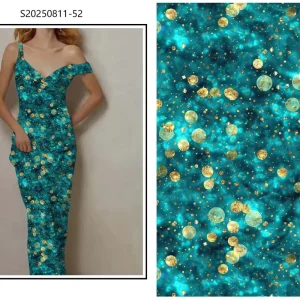 New Design 100% Viscose Rayon Digital Print Fabric Pipa Dance for Dress