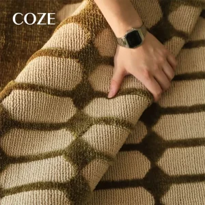 New Design Check Pattern Modern Style Custom Size Carpet for Living Room and Bedroom Rugs Custom Size