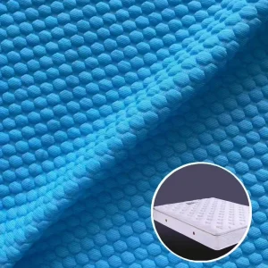 New Design Comfortable Cooling Stretch Yarn Dyed Breathable Soft Knitted Jacquard Mattress Fabric Medium Weight