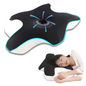 New Design Comfortable Memory Foam Neck Flying Pillows Bed Pillows with Area Support Function for Sleeping Comfort