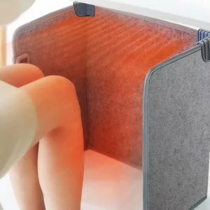 New Design Customized Winter Plug in Electric Three piece Stereo Folding Cushion Foot Heaters Heated Warmer Pad for Office Use
