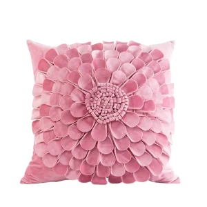 New Design Decorative Chair Cushion square Flower Pattern Throw Pillow Handcrafted Cushion