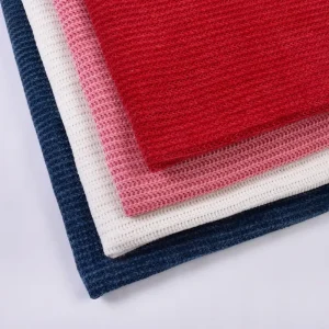 New Design Factory Fabric Customized Textiles Single Side Knit 100% Polyester Chenille Fabrics for Mattress Clothing