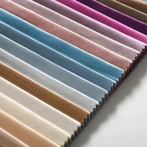 New Design Home Textile Upholstery Warp Knitted Polyester Velvet Fabric for Sofa Furniture Flame Retardant Waterproof