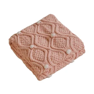 New Design Knitted Throw Blanket Home Decor for Sofa Plaid Throw With Warm and Soft Nordic Style Children Blanket