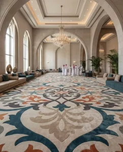 New Design Luxury 5 Star Hotel Lobby Hallway Corridor Alfombra Axminster Runner Rugs Washable Anti Static High Pile