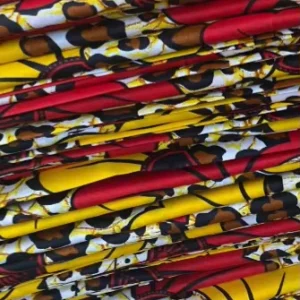 New Design Luxury Print 100% Cotton Soft Real Wax Cloth Fabric for Dress Wedding Home Textile