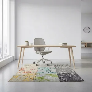 New Design Modular Commercial Nylon Commercial Solid Color Carpet Tiles