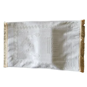 New Design Non Slip Raschel Prayer Mat with Muslim Style Soft Knee Support Touch Washable