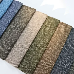 New Design Plain Heavyweight Breathable Woven Upholstery Fabric Sofa Cover Water Resistant Anti Mildew 100% Polyester 260 GSM