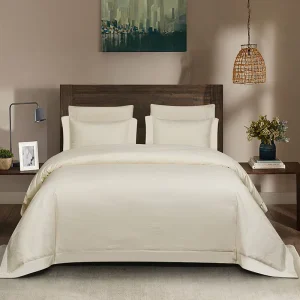 New Design Premium Cotton Embroidery Machine Washable Duvet Cover Set for Summer Breathable Use