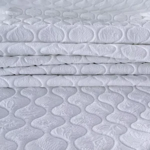 New Design Satin Fabric Quilted Mattress Breathable Polyethylene Bedding for Girls Knitted Twill Style