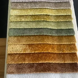 New Design Shiny Velvet 100% Polyester Warp Knitted Jacquard Breathable Sofa Upholstery Fabric