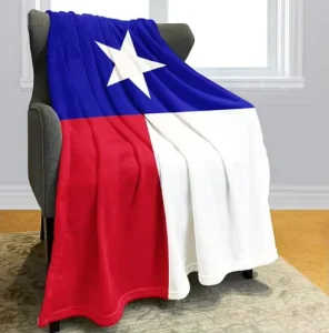 New Design Texas State Us Flag Personalized Custom Flag Fashion Flannel Sofa Blanket Household Blanket for All Seasons