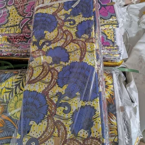 New Designs 100% Polyester Woven Plain Super African Wax Print Fabric