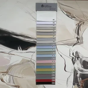 New Developed Product Linen Faux Fabric Colors Stock Free Sample for Home Textile