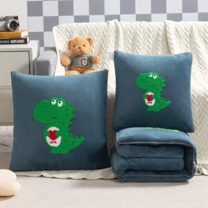 New Dual use Sponge Pillow and Blanket 2 in 1 Office Sofa Nap Foldable Multi functional
