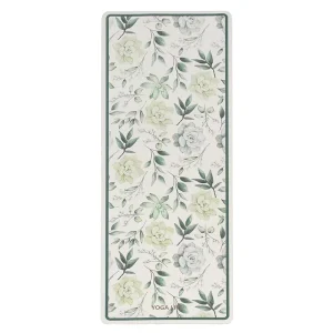 New Eco Friendly UV Printed Anti Slip Pu Rubber Yoga Mat with Sweat Absorption Folding Carrying Bag Customizable Skin-Friendly