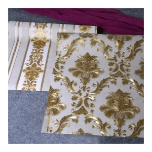 New Exquisite Embossed European Wallpaper Special Wallpaper for Interior Decoration