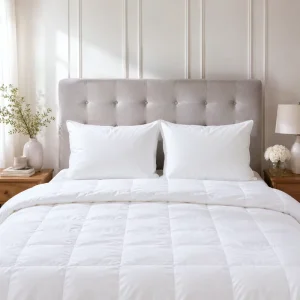 New Fashion White Queen King Size Winter Comforter Sets Bedding Luxury Microfiber Comforter
