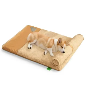 New Four Seasons Universal Dog Pet Bed Coral Fleece 1 kg Detachable Washable Soft Comfortable Roll Blanket