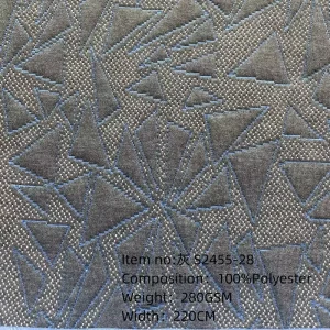 New High Quality 100% Polyester Grey Fiber Fabric Modern Design Knitting Mattress Sofa Fabric for Girls