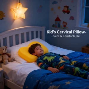 New High quality Food grade Silicone Neck Support Pillow with Star Pattern for Children Adults Promoting Healthy Sleep Bed Room