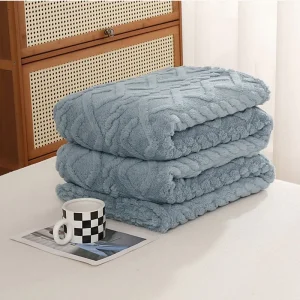 New Ins Style Soft Cozy Fleece Blankets Mink Blankets 100% Polyester Home Blanket